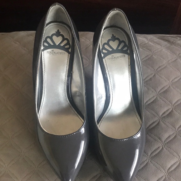 Smoke Gray heels - Picture 2 of 6